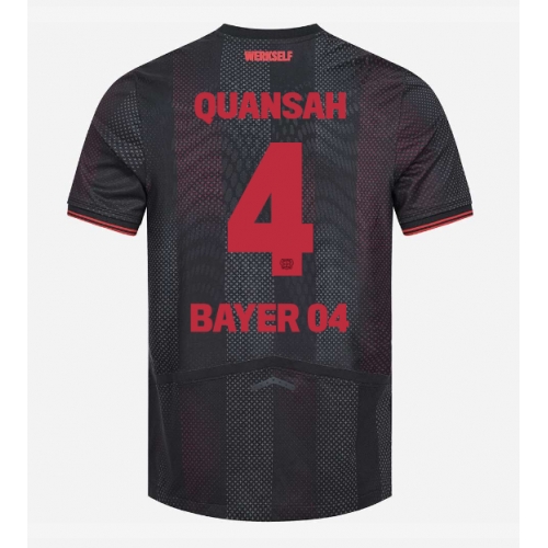 Billige Fotballdrakt Bayer Leverkusen Jarell Quansah #4 Replika Hjemmedrakt 2025-26 Kortermet Billige Fotballdrakt Bayer Leverkusen Jarell Quansah #4 Replika Hjemmedrakt 2025-26 Kortermet